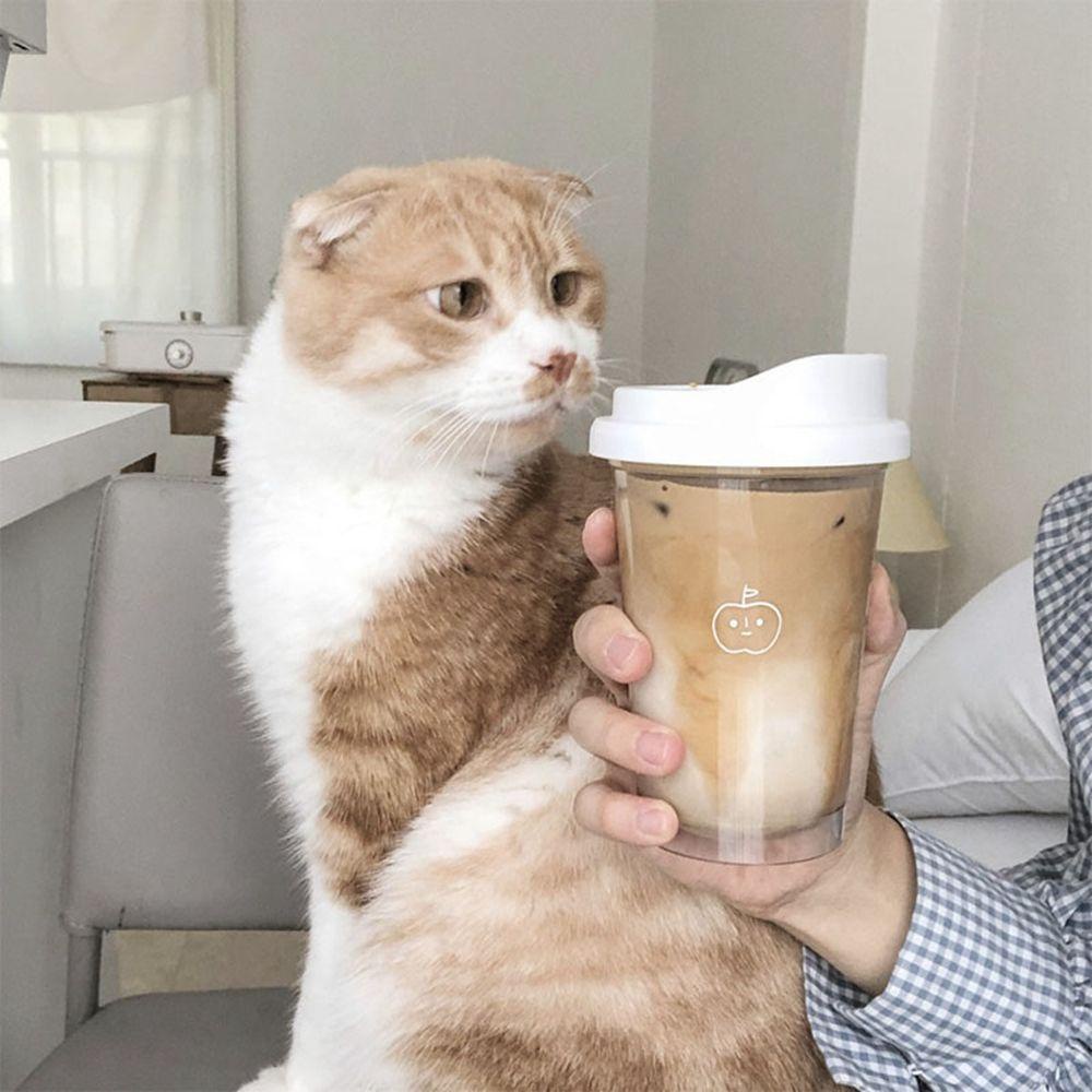 Bình Nước NICKOLAS Trong Suốt Chống Rò Rỉ Kèm Ống Hút Tiện Dụng