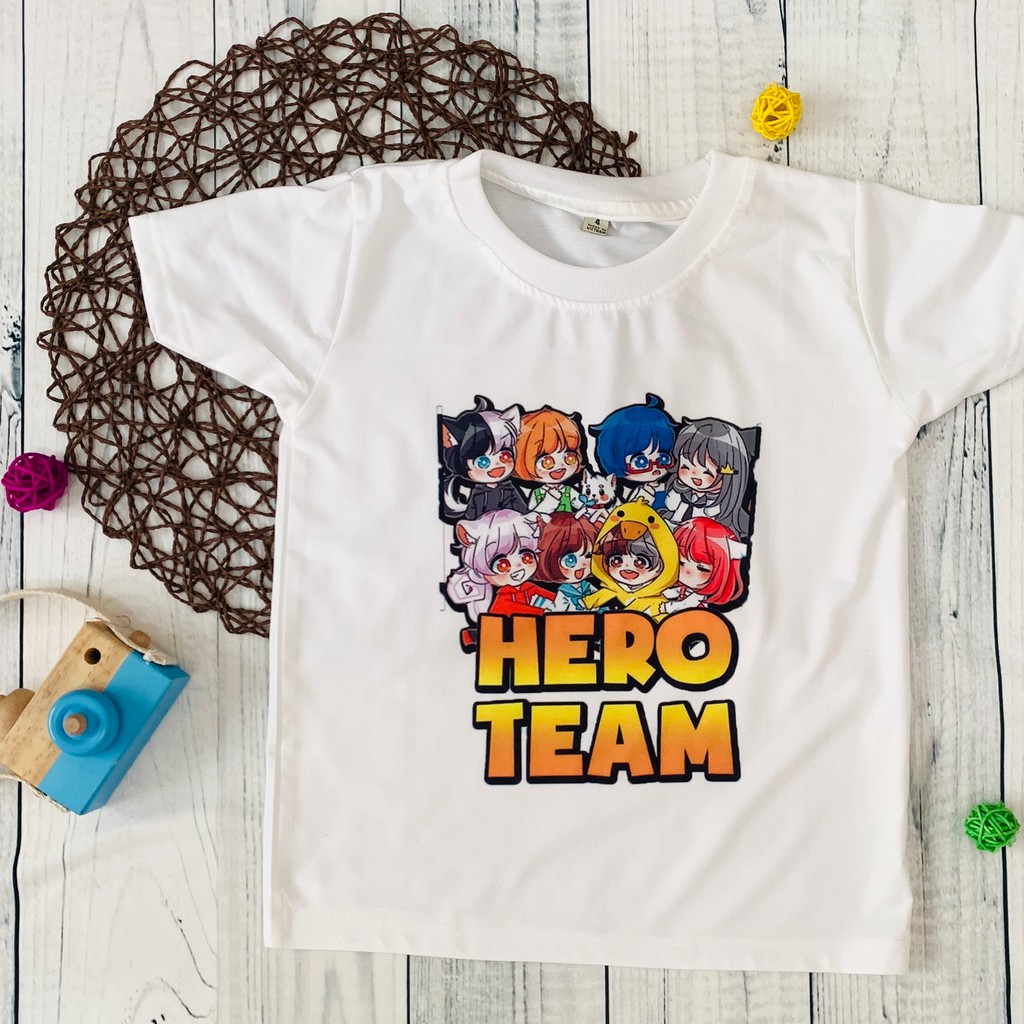 [Mã FAMAYMA giảm 10K đơn 50K] Áo thun Hero Team - Mini World
