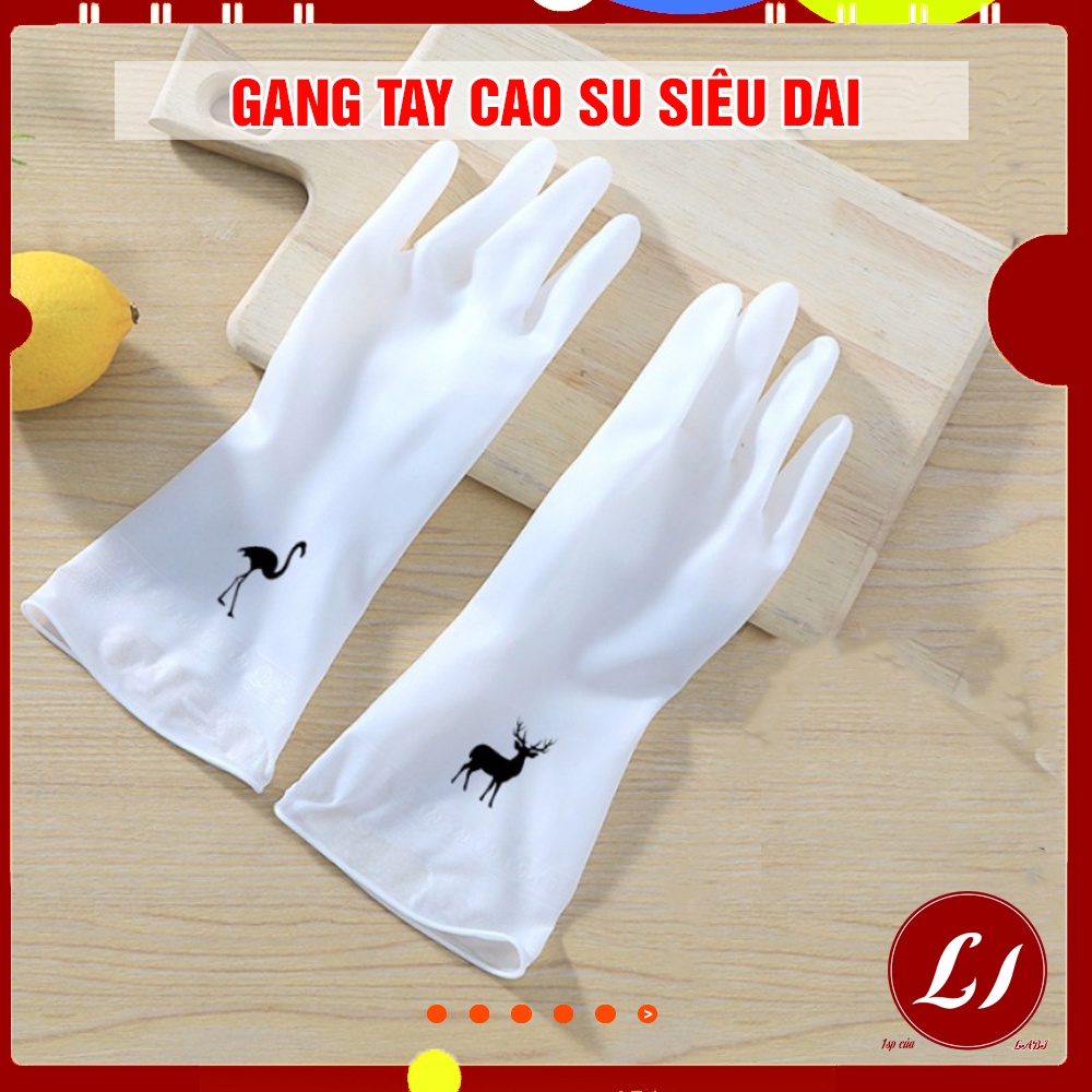 Gang tay cao su HÌNH THÚ siêu dai, tiện lợi ( 1 đôi)