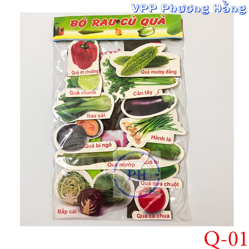 Bộ rau quả - Dạy bé nhận biết các loại rau quả