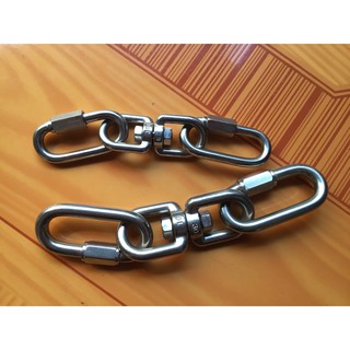 móc xích inox - móc khóa vặn