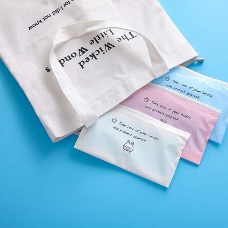 1 TúI LưU Trữ Mặt Nạ Chống Bụi Không Thấm Nước Có Thể Gập Lại Thân Thiện Với Môi Trường