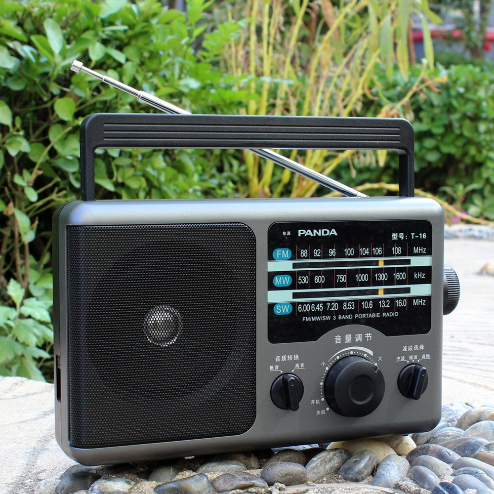 ĐÀI RADIO CẮM ĐIỆN , PIN ĐẠI,  BẮT SÓNG TỐT  PANDA T-16 NỘI ĐỊA CHINA