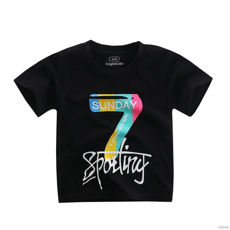 Áo thun cộc tay in hình đa dạng cho bé