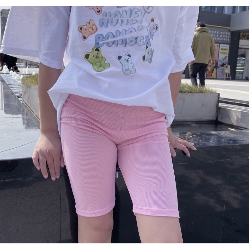 Quần Legging trơn cho bé gái Beemo, Chất liệu cotton tăm bozip co giãn 4 chiều B149