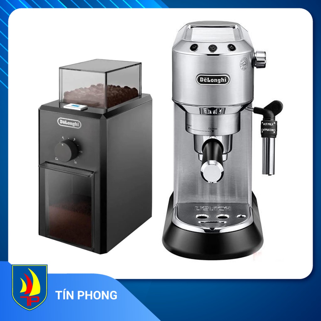 COMBO PHA CÀ PHÊ DELONGHI EC685.M + XAY CÀ PHÊ DELONGHI KG79