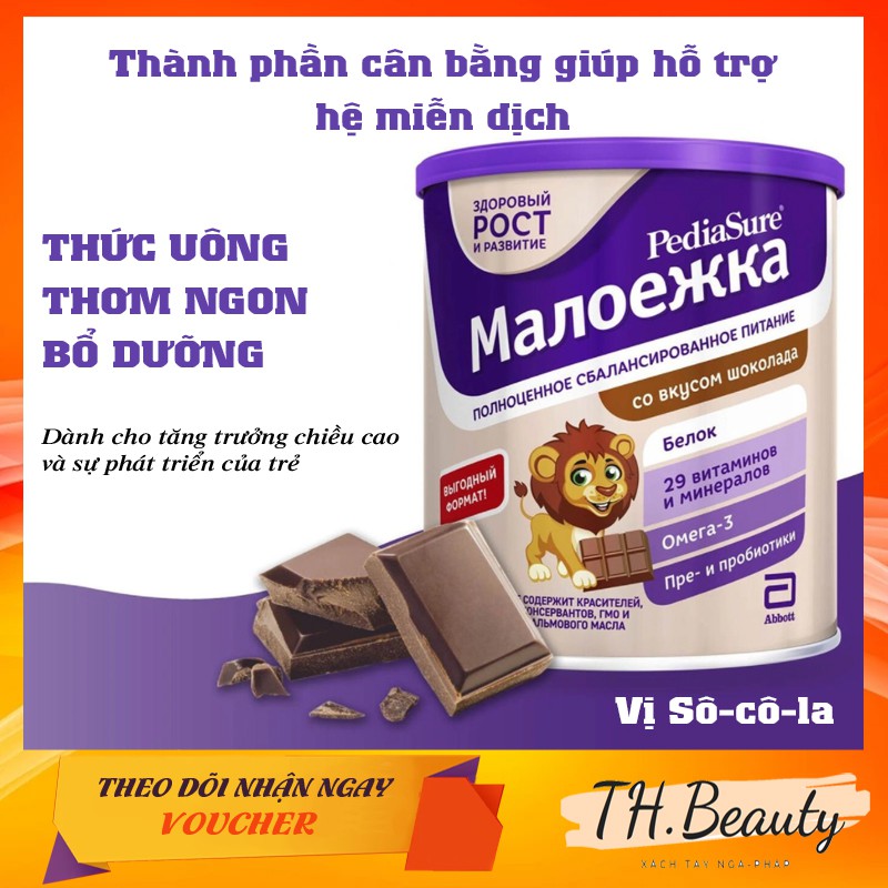 [Có Bill] Pediasure sư tử Sữa hỗ trợ phát triền chiều cao Nga dành cho trẻ từ 1 đến 10 tuổi