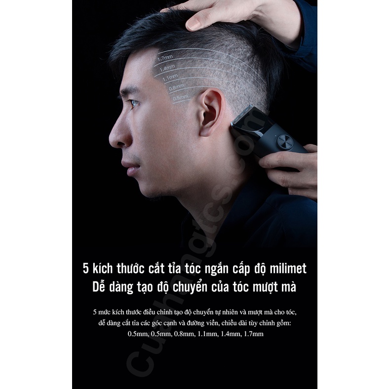 Tông đơ điện Xiaomi Mijia tăng đơ cắt tóc LFQ02KL