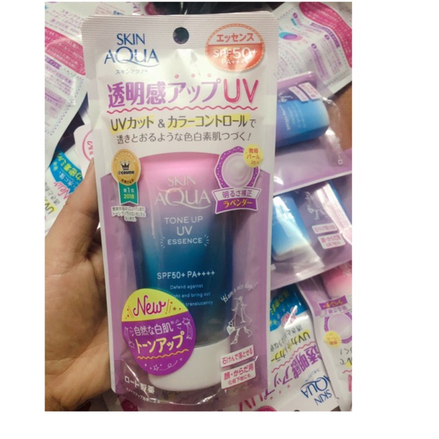 Kem chống nắng Skin Aqua 80g hàng bill mẫu mới 2020