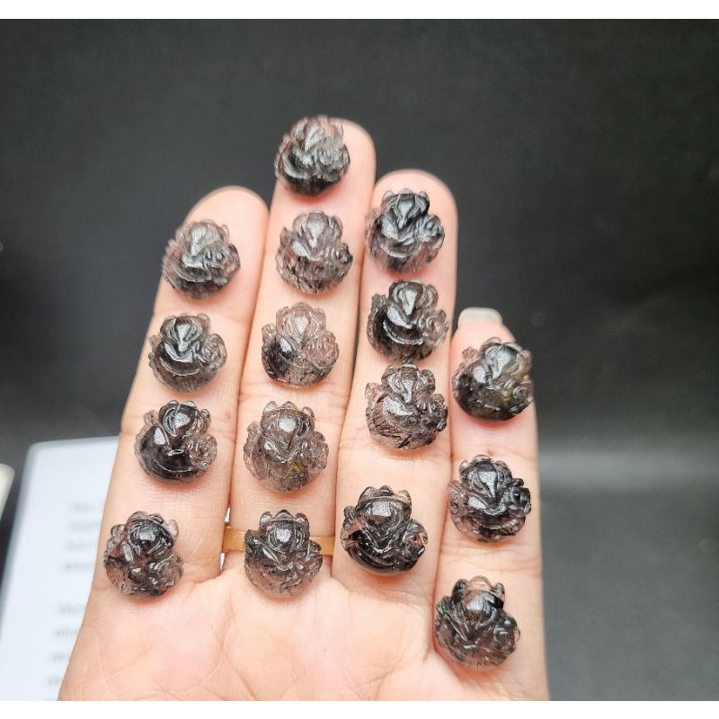 Hồ ly thạch-anh tóc đen