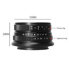 (CÓ SẴN) Ống kính 7Artisans 25mm F1.8 - Dùng Sony E, Fujifilm, Canon EOS-M và Panasonic Olympus M43