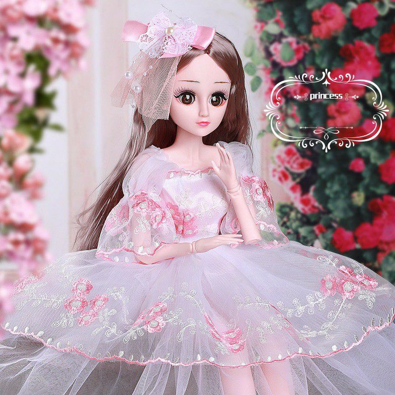 Búp bê công chua barbie cho bé gái cỡ lớn 40cm