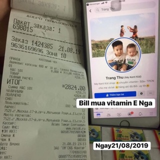 Vitamin E đỏ Nga Mekentkid