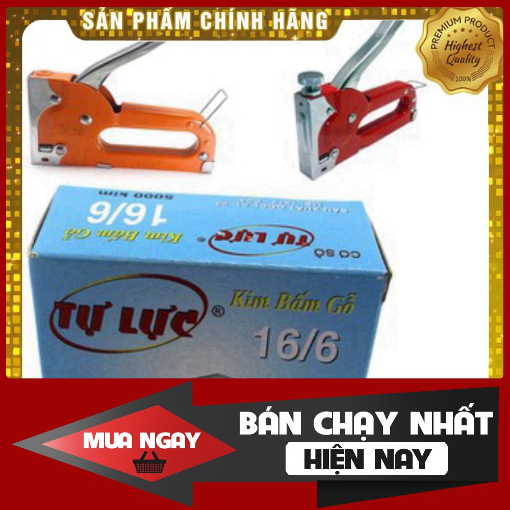 [ HÀNG CHÍNH HÃNG - GIÁ SẬP SÀN ] Hộp 5000 ghim bấm gỗ tự lực 16/6