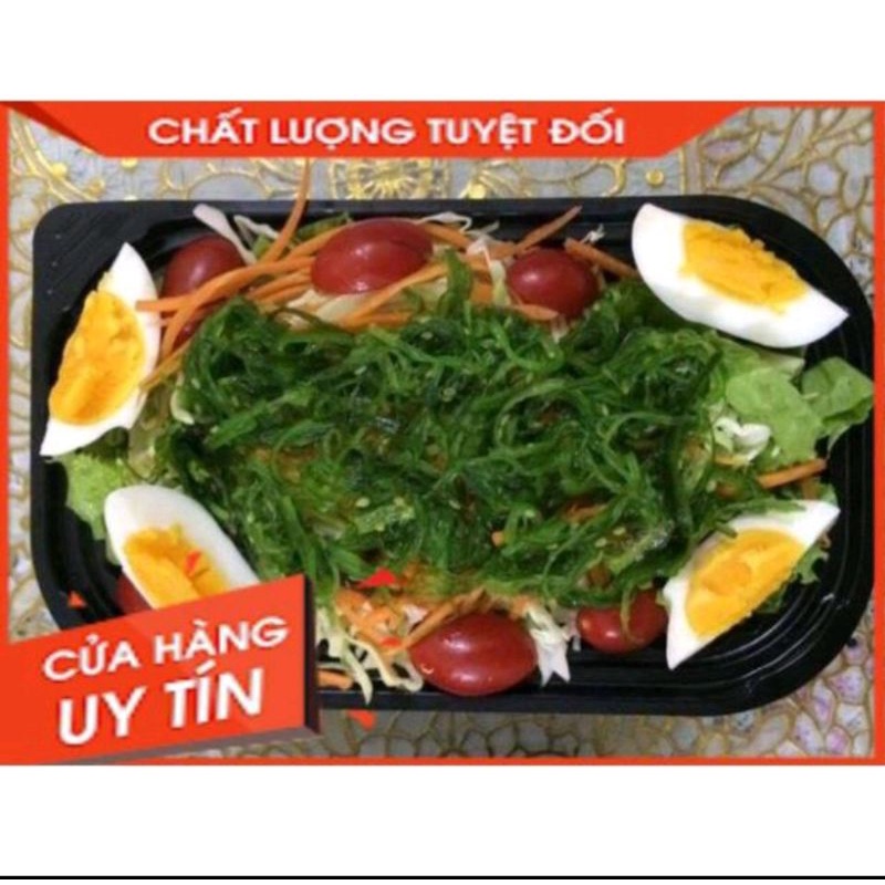 [CHỈ GIAO  ,TPHCM   Rong biển tươi Hàn Quốc - seaweed salad bịch 1ký ,,loại 1trộn sẵn gia vị,