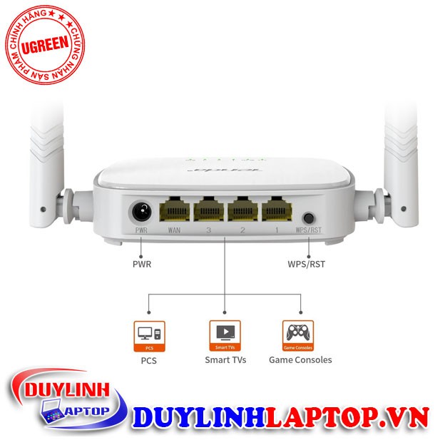 Bộ phát Wi-Fi tốc độ 300Mbps Tenda N301 - Bộ phát Wi-Fi giá rẻ chất lượng cao