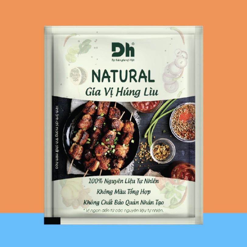 Gia vị húng lìu DH Food Natural gói 10g - Gia vị ướp