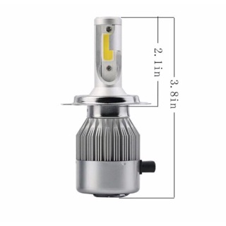 Đèn pha led C6 H4 gắn nhiều loại xe ( giá 1 đôi)
