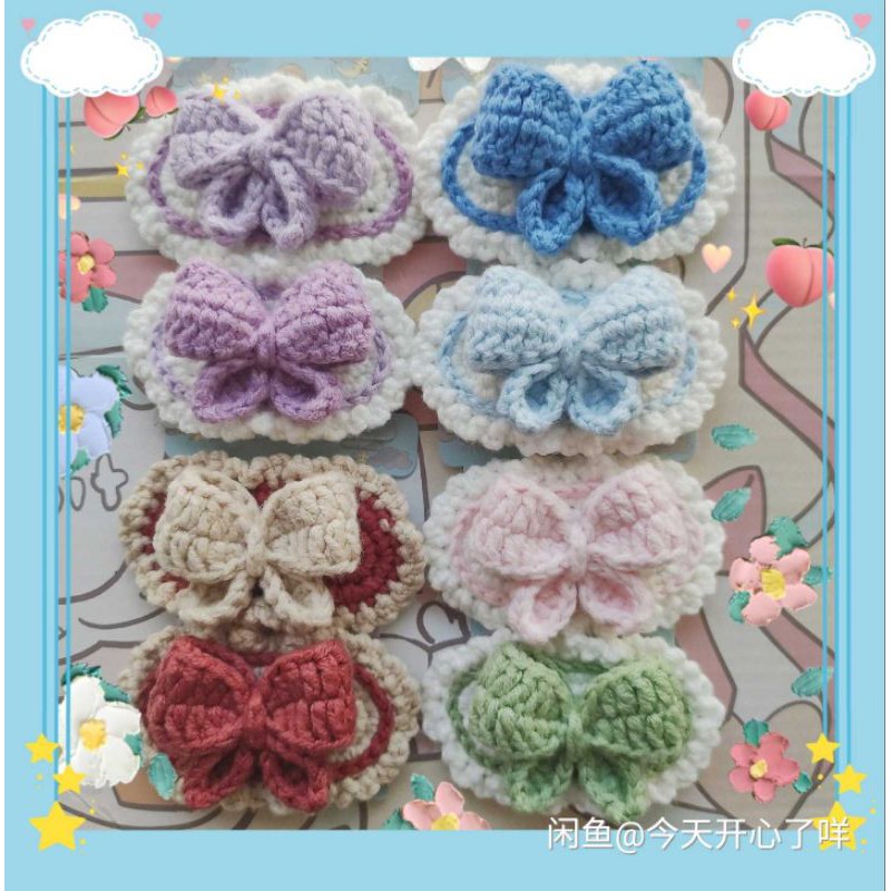 Kẹp tóc nơ đủ màu 🎀