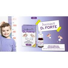 Siro bổ sung Vitamin D3 và DHA Buonavit D3 Forte  Chai 12ml Giúp Phát Triển Xương Và Trí Não Toàn Diện