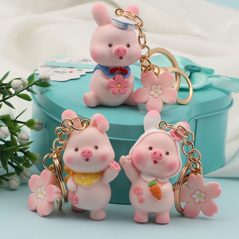 1 Móc Khóa Hình Heo Hồng Dễ Thương