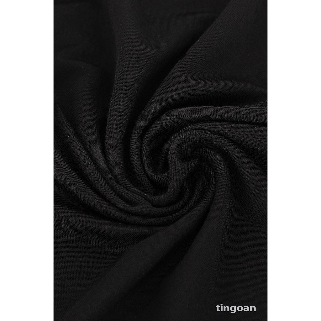 Quần ống rộng xuông đũi mát chun co giãn đen tingoan BENNY CULOTTES/BL | BigBuy360 - bigbuy360.vn