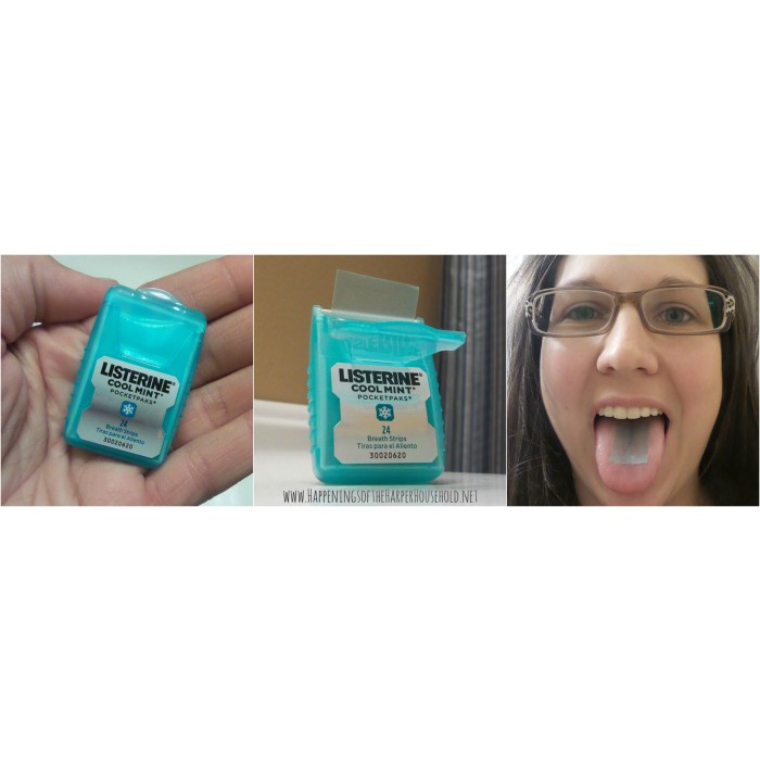 Miếng Ngậm Thơm Miệng LISTERINE Pocketpaks Breath Strips Mỹ – Loại 3 vỉ X 24 Miếng