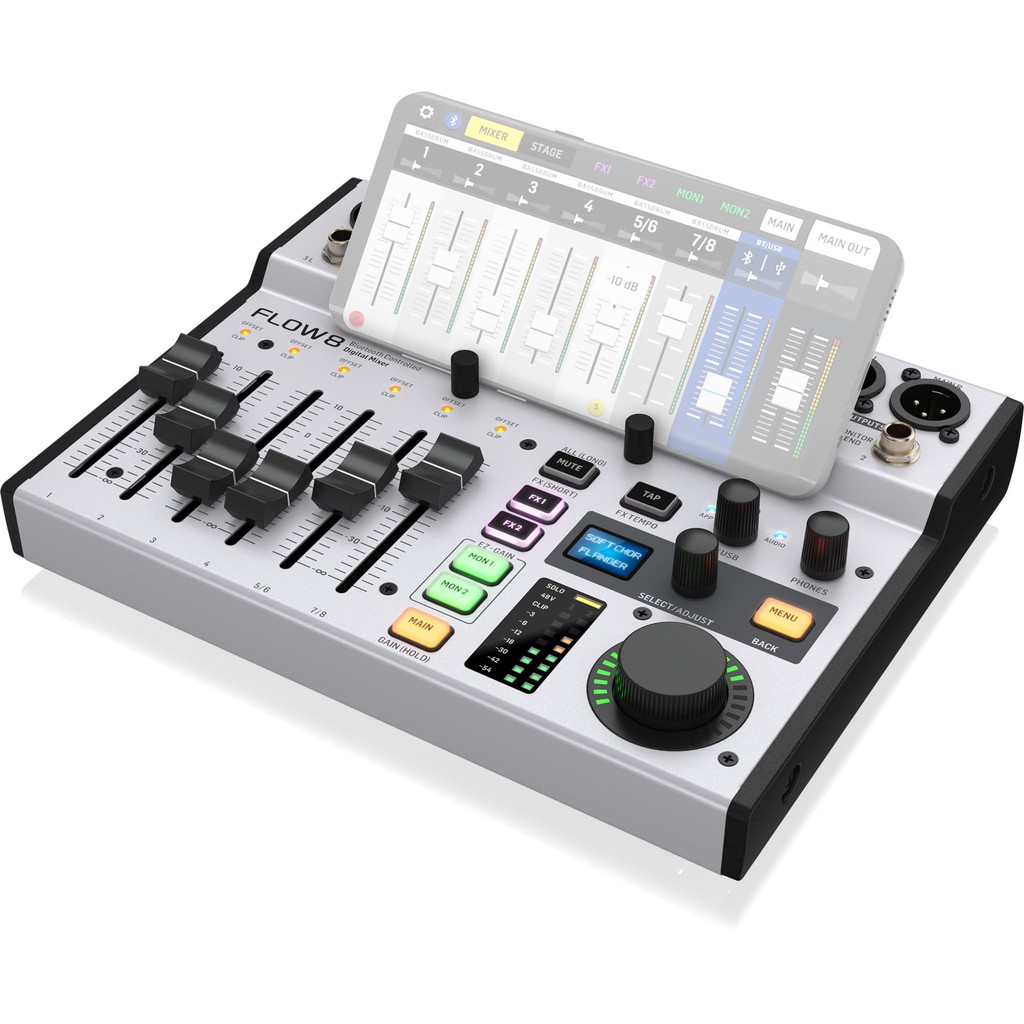 Mixer flow 8 Behringer  Mixer cơ lai số  - Đơn giản và gần gũi mà ngay khi bạn chưa phải là chuyên gia âm thanh !