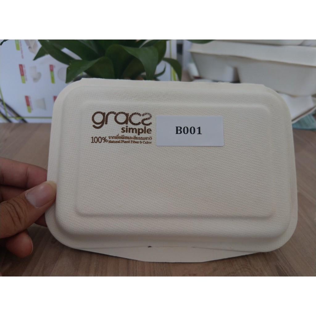 Hộp bã mía Gracz 600ml - 450ml 1 ngăn