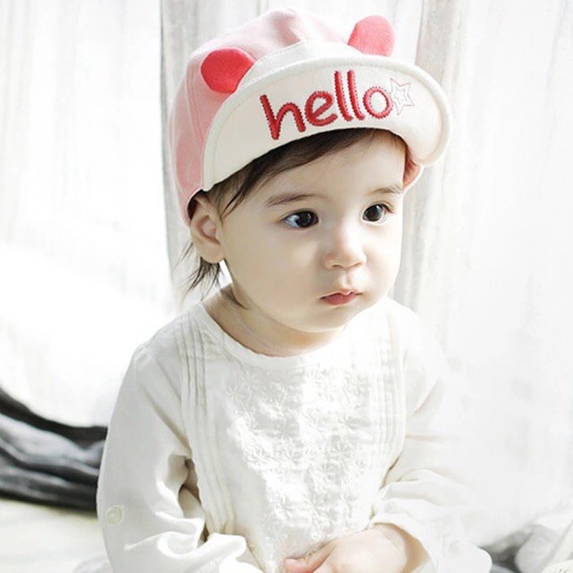 Mũ hello cho bé