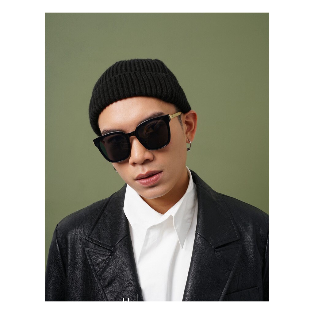 Kính mát nam nữ ZATA chống UV400 thiết kế mắt vuông dễ đeo màu sắc thời trang 6035