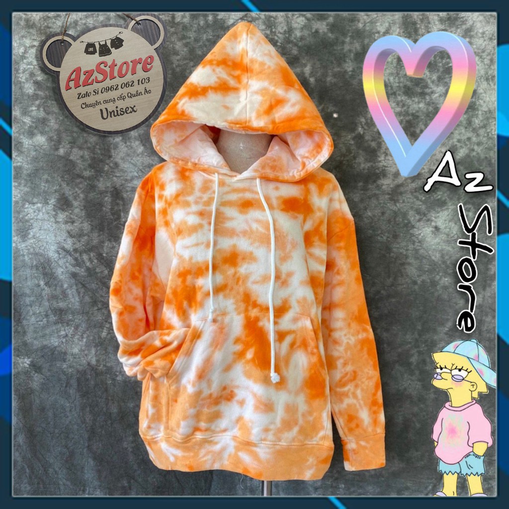 (🌈HÌNH THẬT💢) ÁO HOODIE - ÁO KHOÁC NỈ LOANG MÀU CHUI HOOIDE NAM NỮ MỚI | BigBuy360 - bigbuy360.vn