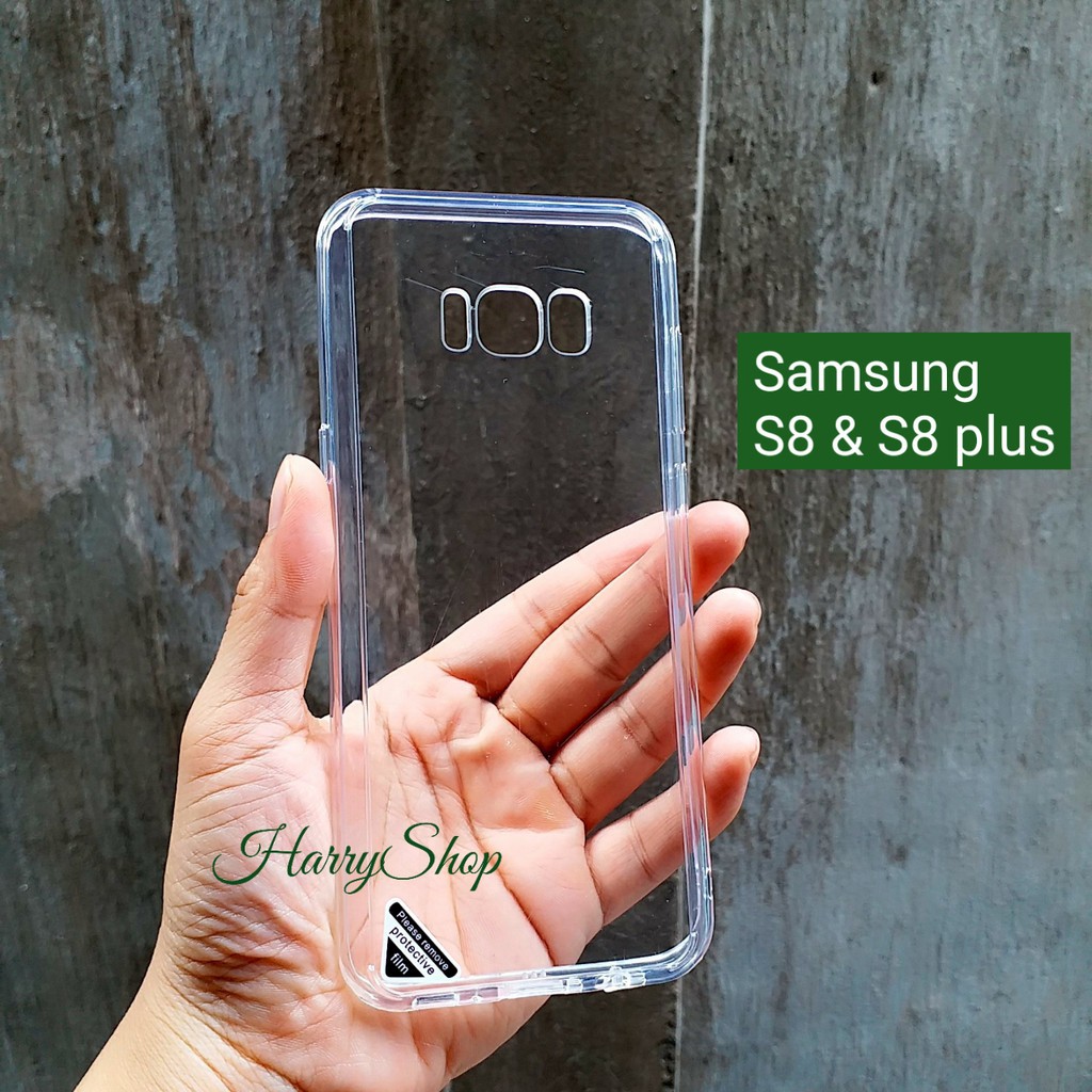 Samsung S8/S8+_Ốp lưng chống sốc trong suốt viền dẻo Likgus Zero Chính hãng