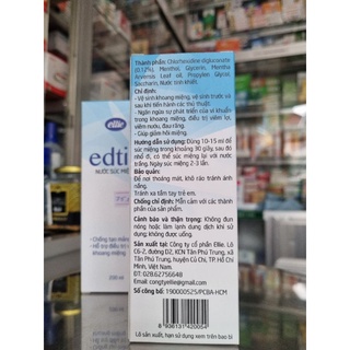 Nước Súc Miệng Edtio 200ml / HasanKin 250ml