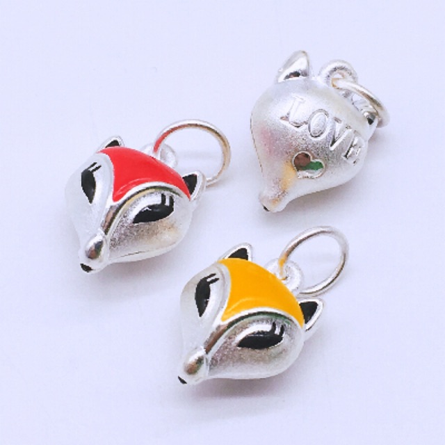 Charm Hồ ly bạc S925 - MH002