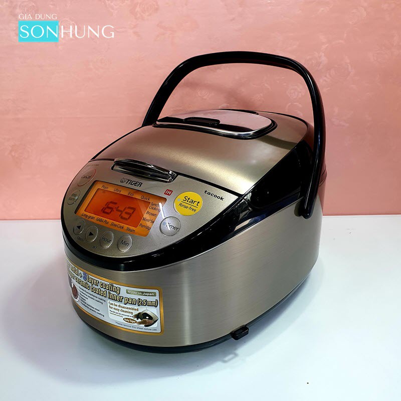 Nồi cơm điện tử cao tần Tiger JKT-S10W Dung tích 1.0 Lít [BẢO HÀNH CHÍNH HÃNG] sản xuất tại Nhật Bản | BigBuy360 - bigbuy360.vn