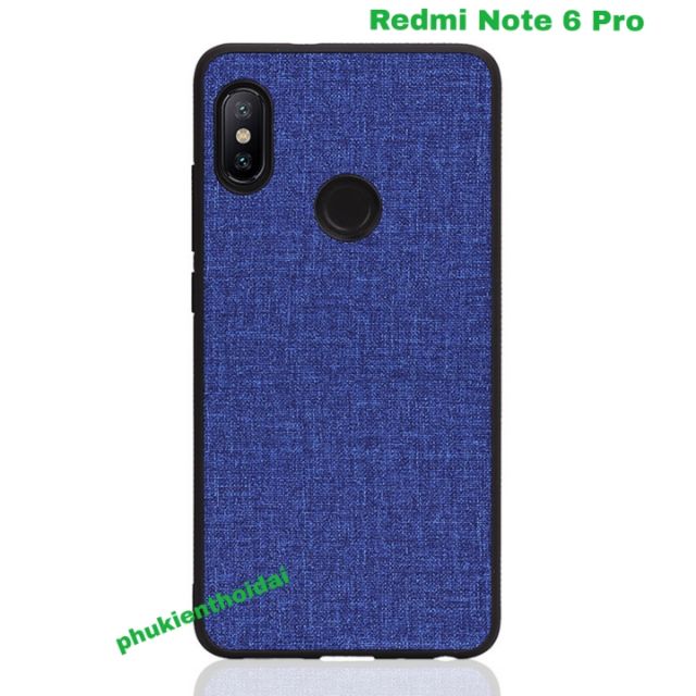 Ốp lưng Redmi Note 6 Pro FREESHIP Từ 50k chống sốc vân vả bố cao cấp