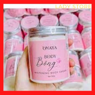 Kem Body Bông ONAYA Dưỡng Trắng Da Kích Trắng 7 Ngày 250gr