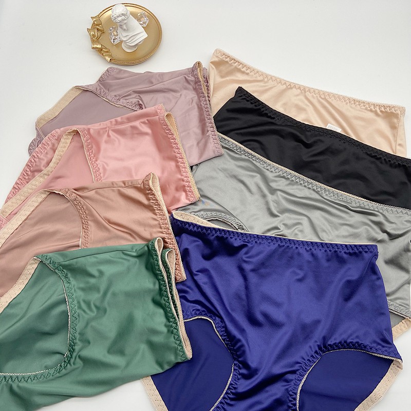 Quần Lót Lụa Lạnh Không Đường May Thoải Mái Thời Trang Mùa Hè Cho Nữ | BigBuy360 - bigbuy360.vn