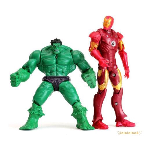 Bộ 7 Mô Hình Nhân Vật Siêu Anh Hùng The Avengers Hulk + Captain America + Black Widow + Iron Man + Thor