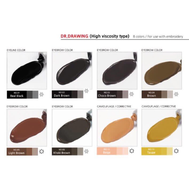 (hàng Mới Về) Kem Vẽ Lông Mày Dr Embo Kèm Mực Vẽ Tiện Dụng | BigBuy360 - bigbuy360.vn