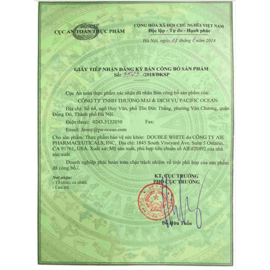 Double White - viên uống đẹp da glutathione giúp trắng da, giảm nám, chống nắng, tăng sinh collagen và ngăn ngừa lão hoá | BigBuy360 - bigbuy360.vn