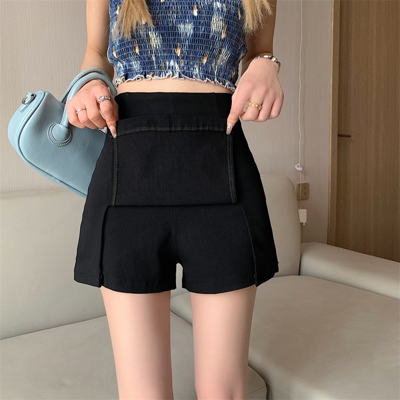 Quần Short Giả Váy Lưng Cao Thời Trang Năng Động Cho Nữ