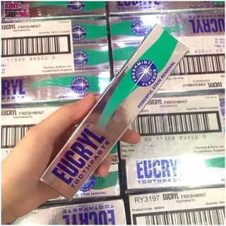 KEM ĐÁNH TRẮNG RĂNG EUCRYL TOOTHPASTE ANH QUỐC