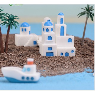 Mua Tiểu cảnh - Nhà thành phố biển·làm tiểu cảnh terrarium/ mô hình trang trí