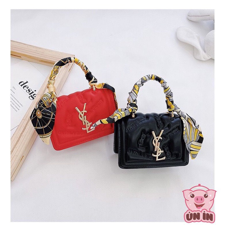 Túi đeo chéo trẻ em mẫu mới nhất chất da đẹp mềm kiểu dáng sang chảnh phối quai cực điệu cho bé gái TYSL