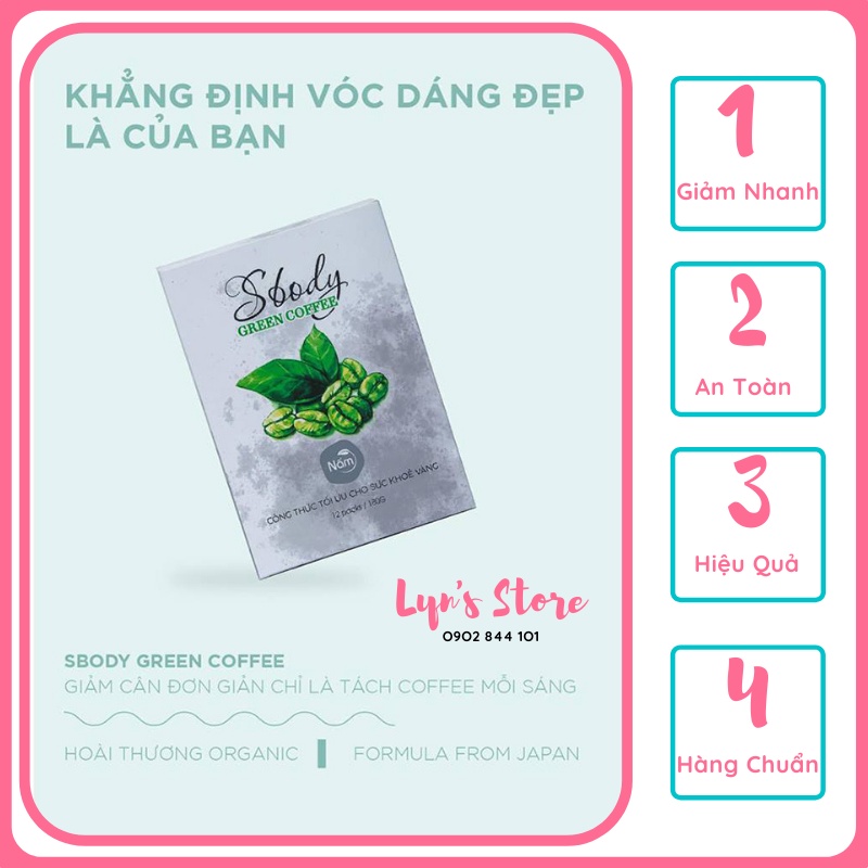 Giảm cân Sbody cà phê công nghệ nhật bản đánh bay 5-10 kg mỡ thừa, an toàn cho mẹ sau sinh