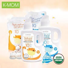 Nước giặt nước xả hữu cơ K-mom Hàn Quốc các loại