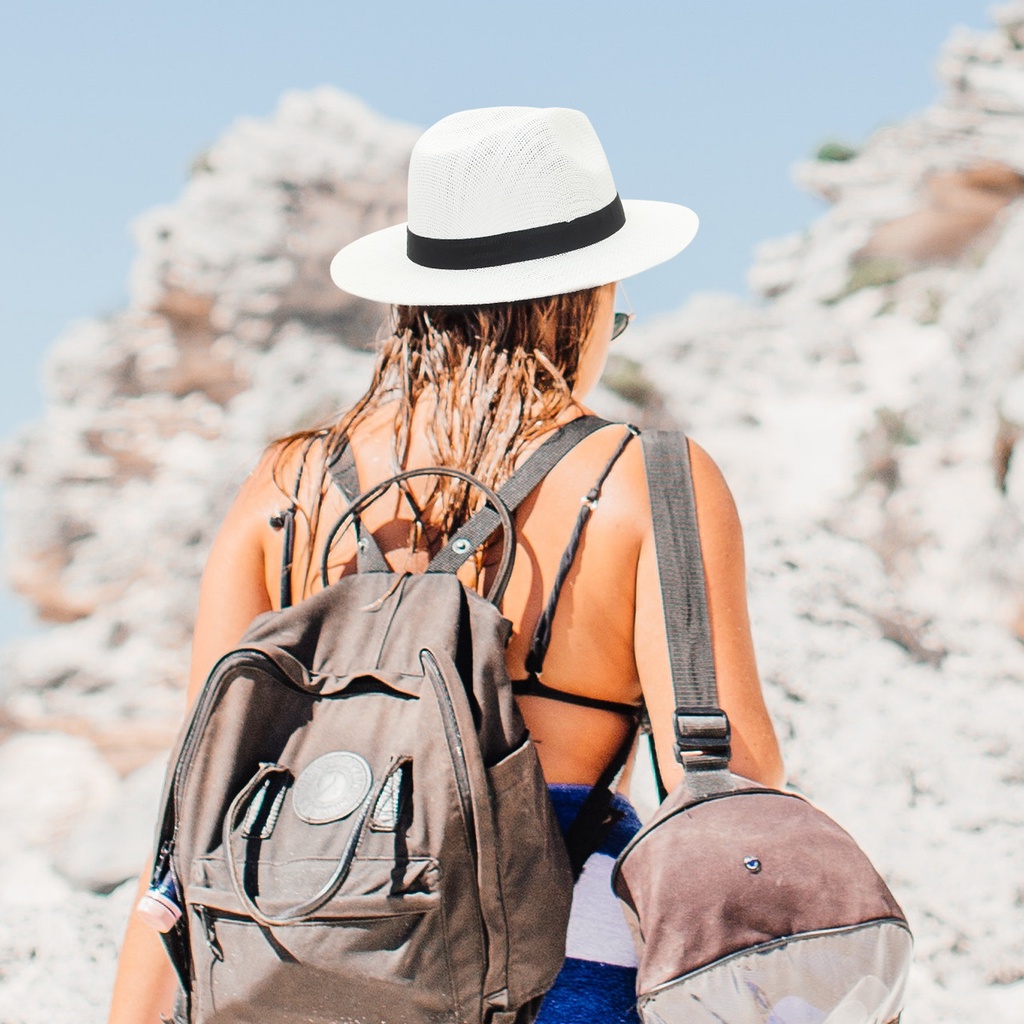 Nón Cối Rộng Vành PANAMA Phong Cách Vintage Unisex