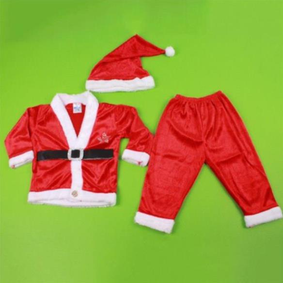 QUẦN ÁO ÔNG GIÀ NOEL CHO BÉ TRAI và BÉ GÁI CHẤT LIỆU NHUNG MỀN MẠI
